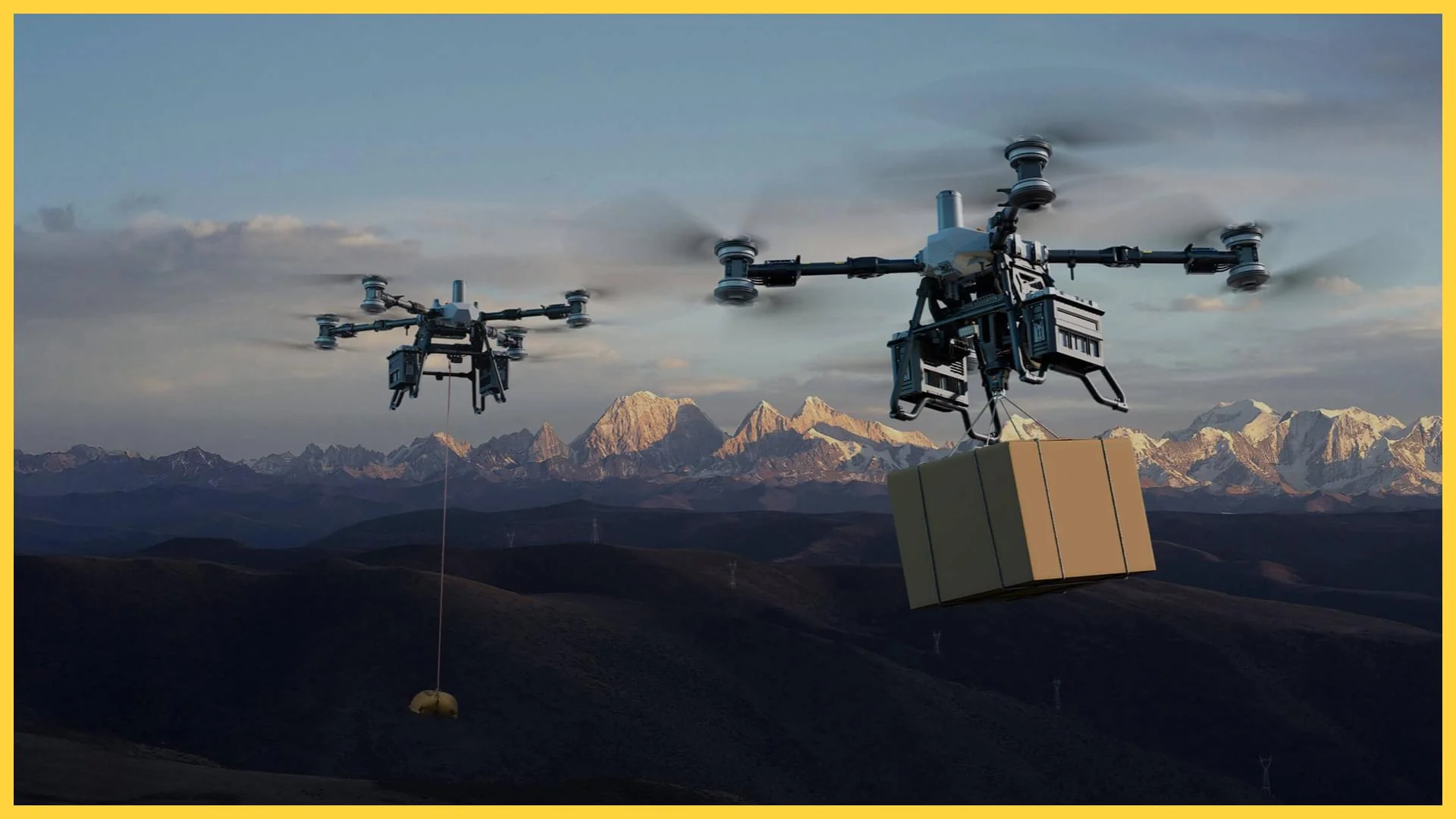 DJI FlyCart 100 - Kit de paracaidas - Imagen 2